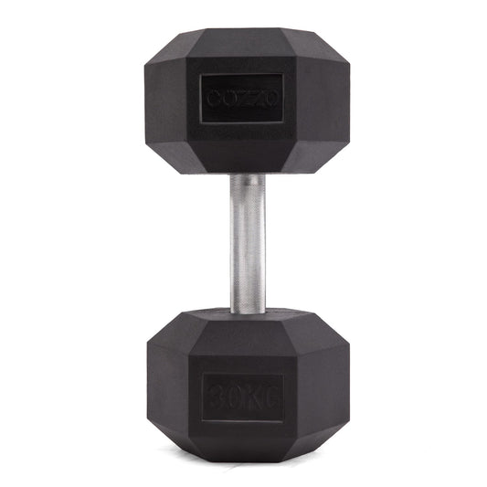 Dettaglio design esagonale per massima sicurezza manubrio 30 kg Cozzo Strength