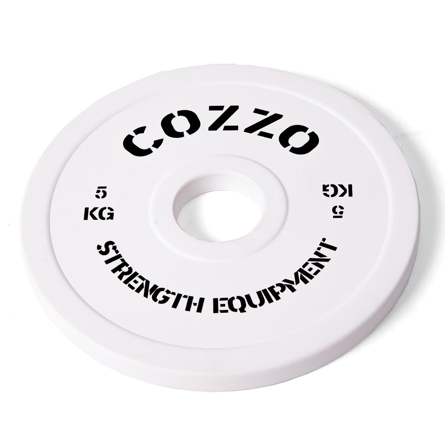 Dettaglio spessore ridotto Disco Calibrato 5 kg Cozzo Strength Equipment