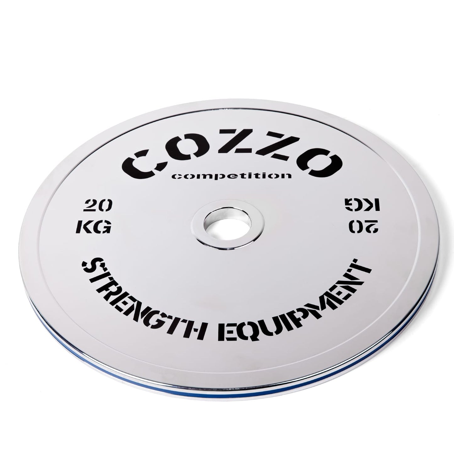Disco 20 kg Acciaio Cromato Cozzo Strength - Spessore Slim per Carichi Pesanti