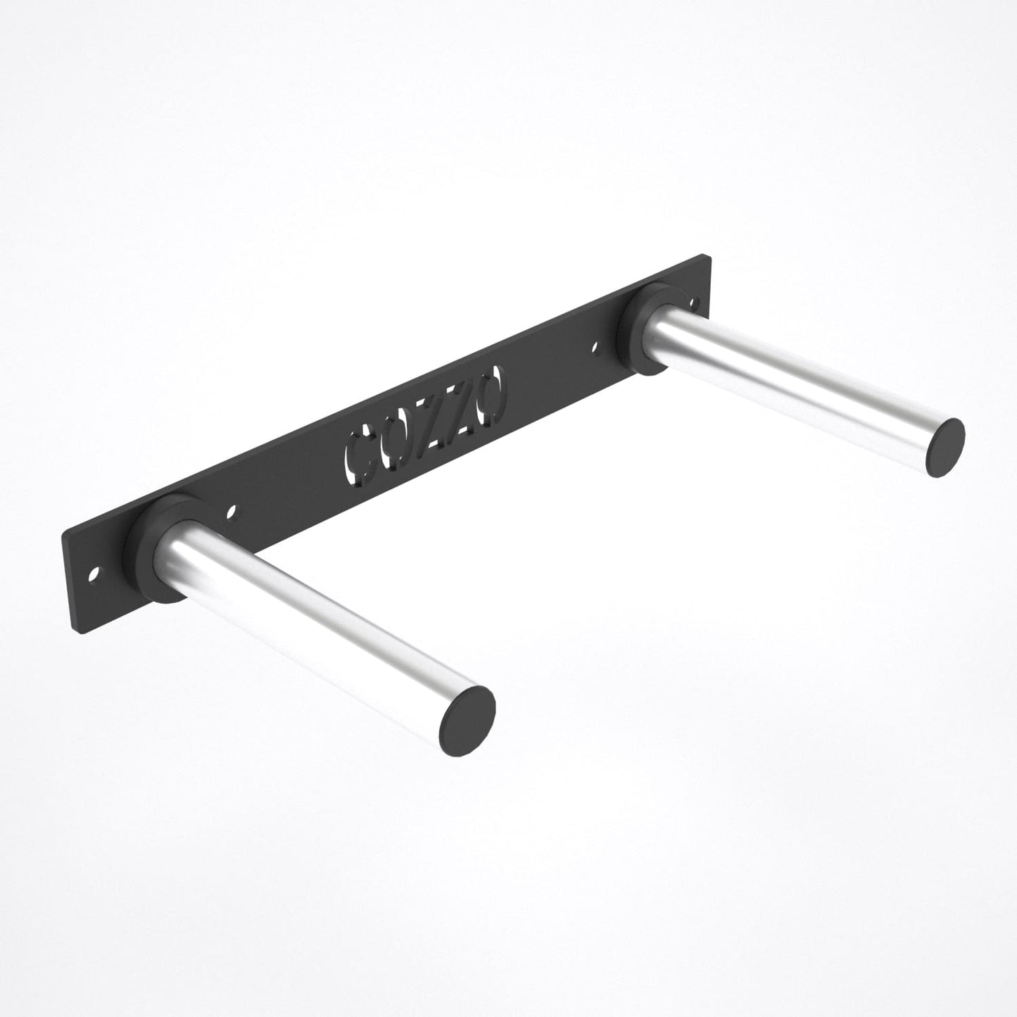 Portadischi olimpionico da parete 2 Pin 2.0 Cozzo Strength Equipment, altezza 66cm, acciaio 8mm con pin cromati.