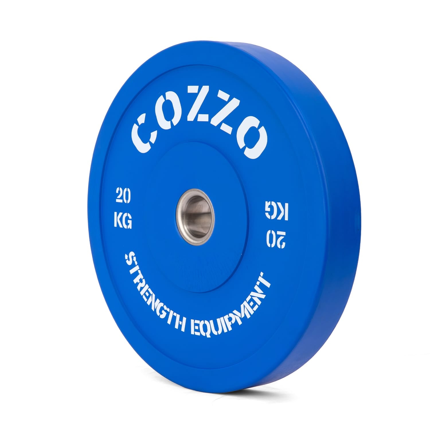 Bumper Plate 20 kg Cozzo Strength - Disco Gommato Blu Professional