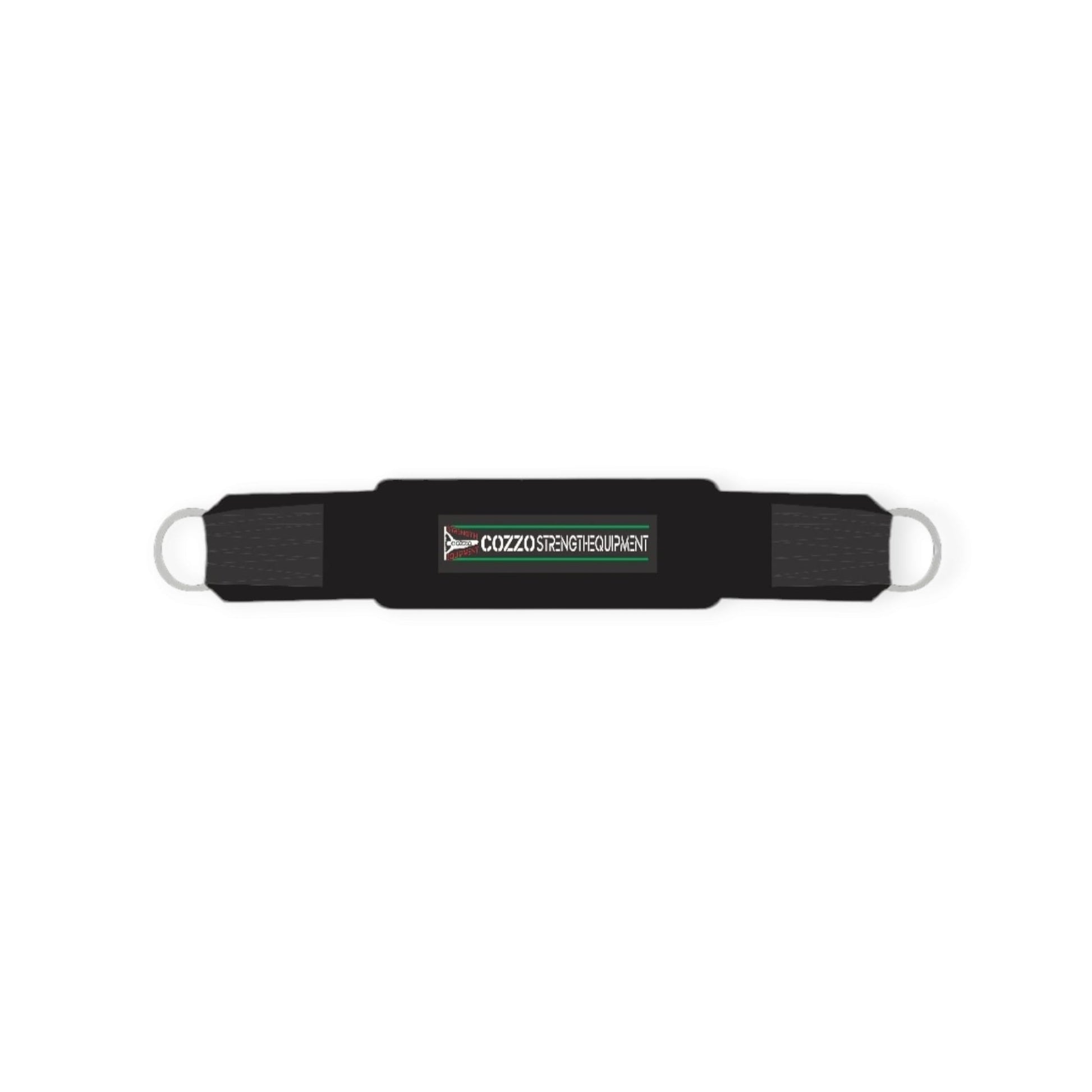 Cintura da sovraccarico PRO Cozzo Strength in nylon tecnico con 3 moschettoni e anelli in acciaio rinforzato, ideale per trazioni e dip zavorrati nel Calisthenics.