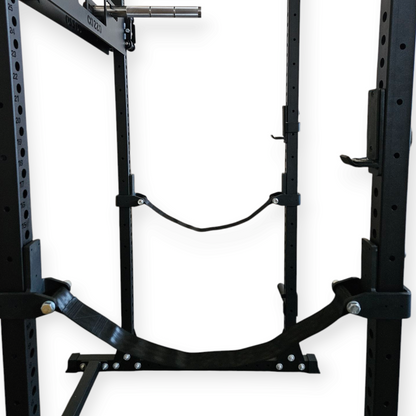 Coppia di Safety Straps professionali per allenamento in sicurezza, ideali per squat e panca piana.