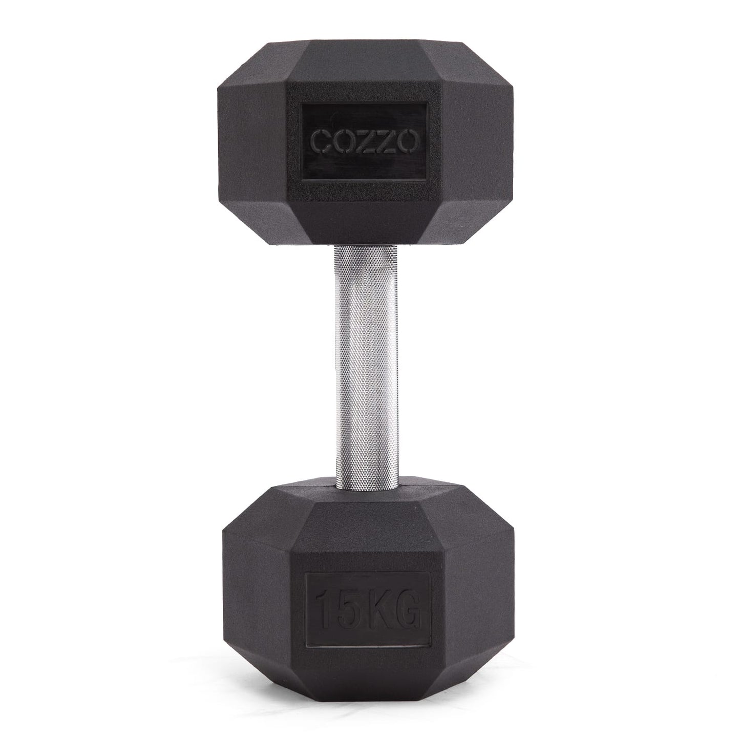 Dettaglio grip antiscivolo impugnatura cromata 15 kg Cozzo Strength