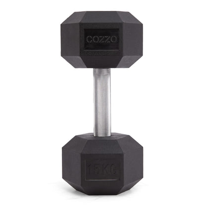 Dettaglio grip antiscivolo impugnatura cromata 15 kg Cozzo Strength