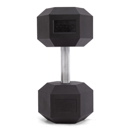 Dettaglio protezione urti e cadute manubrio 35 kg Cozzo Strength