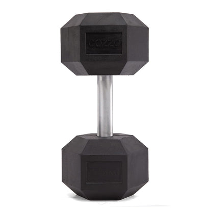 Dettaglio spessore gomma protettiva manubrio 27.5 kg Cozzo Strength