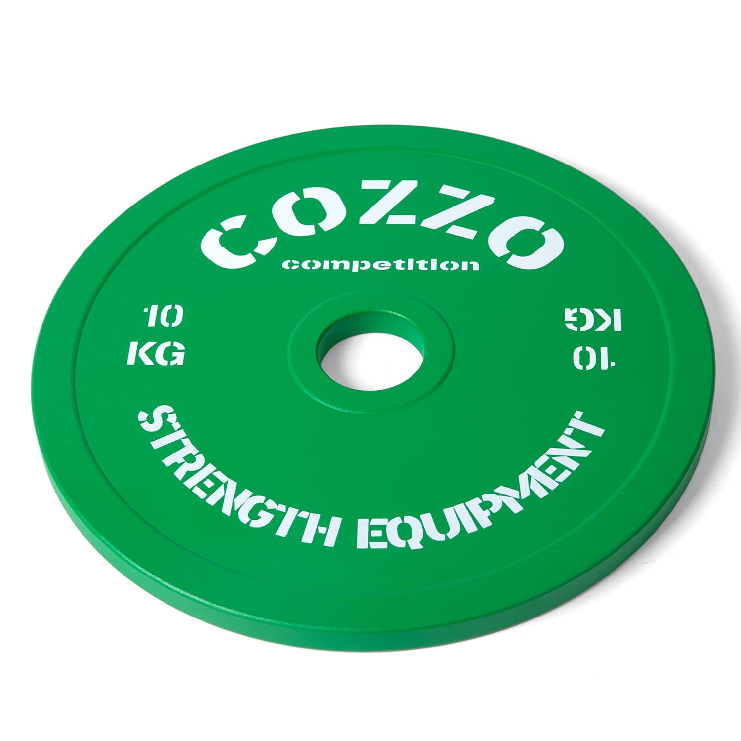 Dettaglio spessore ridotto Disco Calibrato 10kg Cozzo Strength Equipment