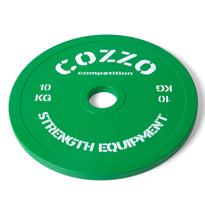 Dettaglio spessore ridotto Disco Calibrato 10kg Cozzo Strength Equipment