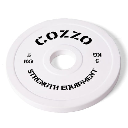 Dettaglio spessore ridotto Disco Calibrato 5 kg Cozzo Strength Equipment