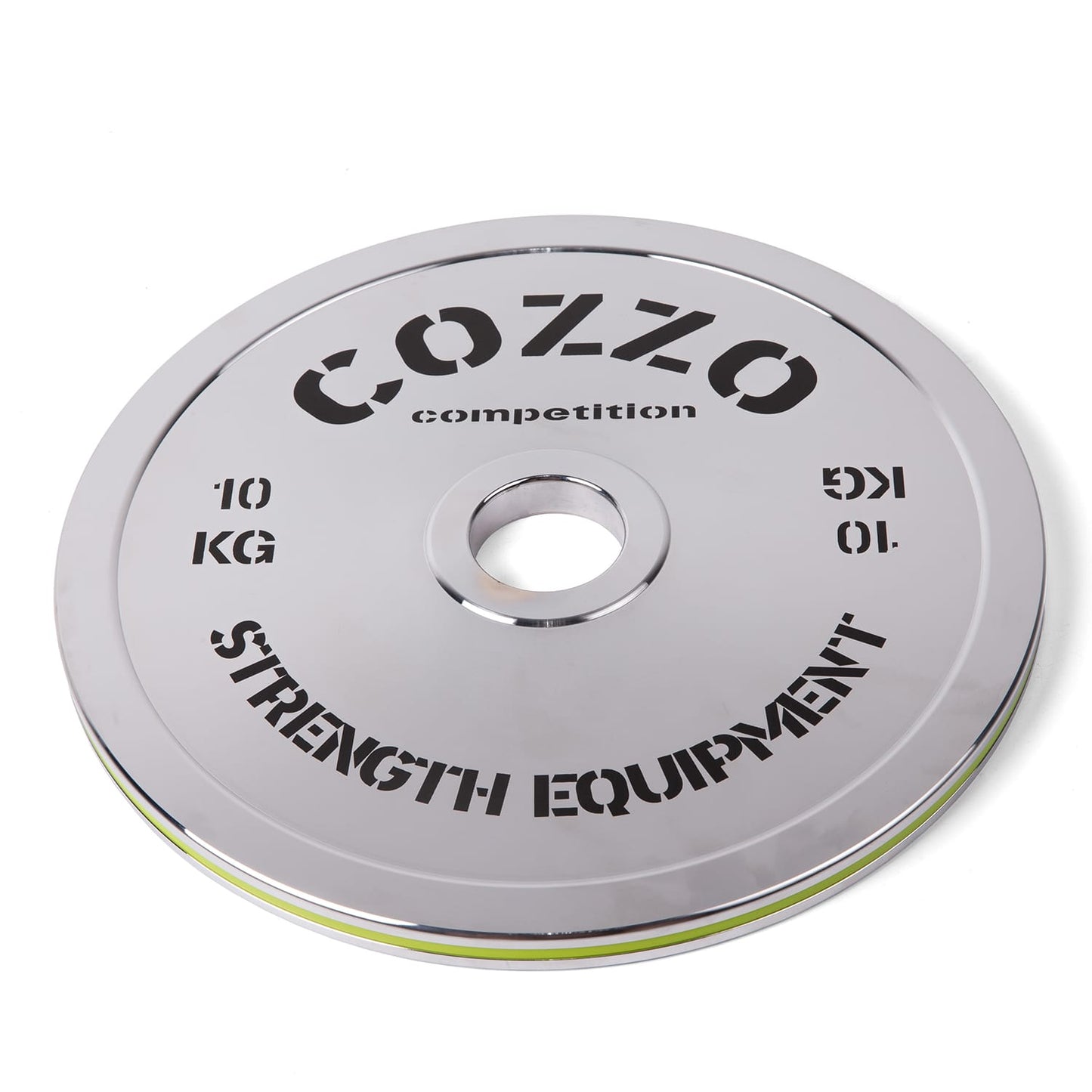 Disco 10 kg Acciaio Cromato Cozzo Strength - Design Sottile per Carichi Elevati
