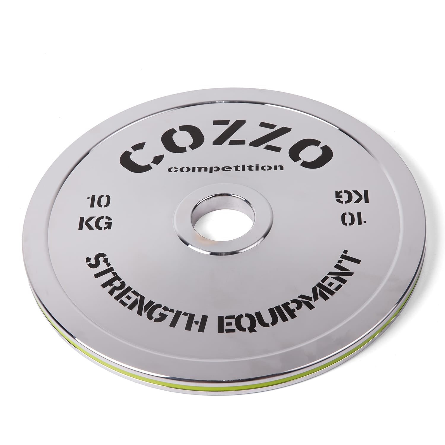 Disco 10 kg Acciaio Cromato Cozzo Strength - Design Sottile per Carichi Elevati