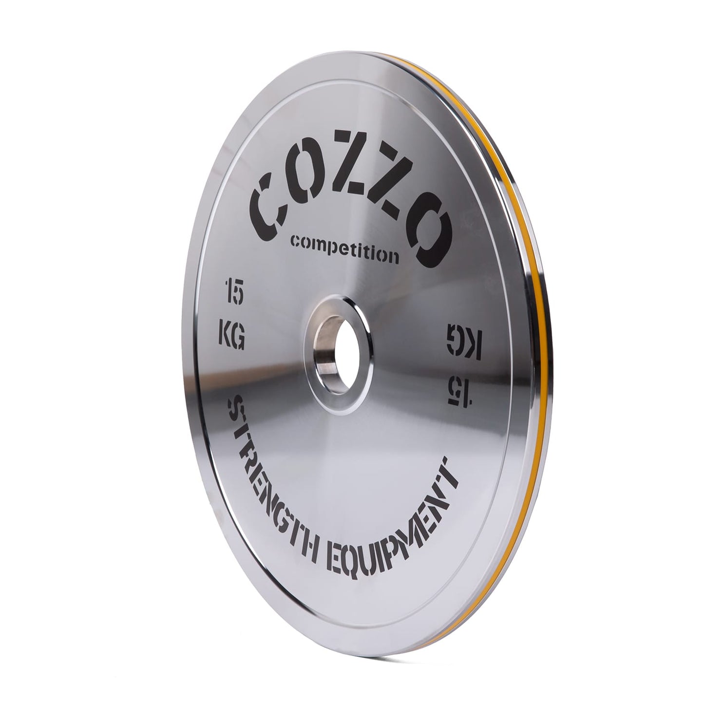Disco 15 kg Cromato Calibrato Cozzo Strength - Piastra in Acciaio per Powerlifting