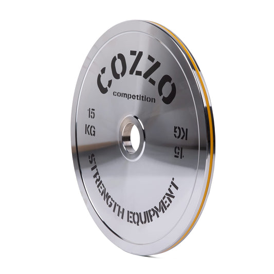 Disco 15 kg Cromato Calibrato Cozzo Strength - Piastra in Acciaio per Powerlifting