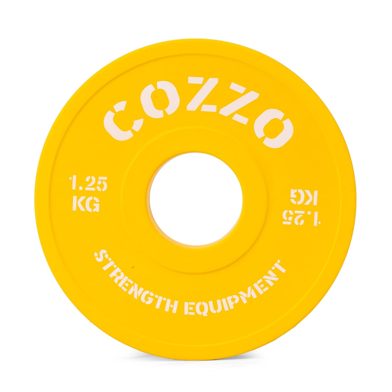 Disco 1,25 kg Gommato Cozzo Strength - Tolleranza 0,5% per Powerlifting e Streetlifting