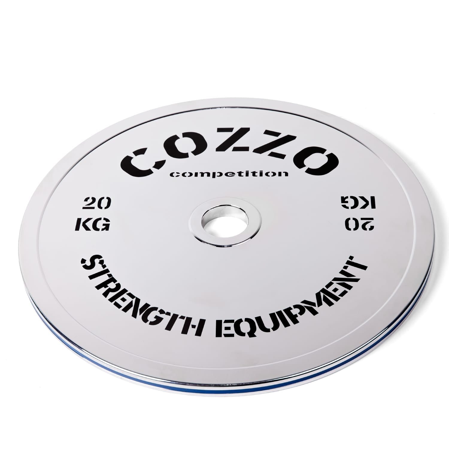 Disco 20 kg Acciaio Cromato Cozzo Strength - Spessore Slim per Carichi Pesanti