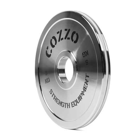 Disco 5 kg Cromato Calibrato Cozzo Strength - Piastra Acciaio Gara