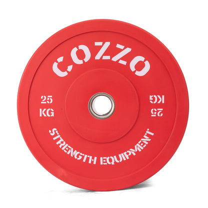 Disco Bumper 25 kg Cozzo Strength - Gomma Alta Densità e Boccola Acciaio