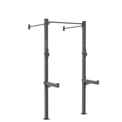 Half Rack Rig PRO Élite Cozzo Strength Equipment, stazione singola professionale per squat e trazioni con struttura in acciaio resistente agli agenti atmosferici.