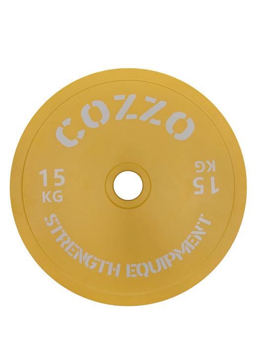 Disco frazionato calibrato 1kg giallo Cozzo Strength Equipment in sconto, micro-carico di precisione per Powerlifting e personal record (PR).