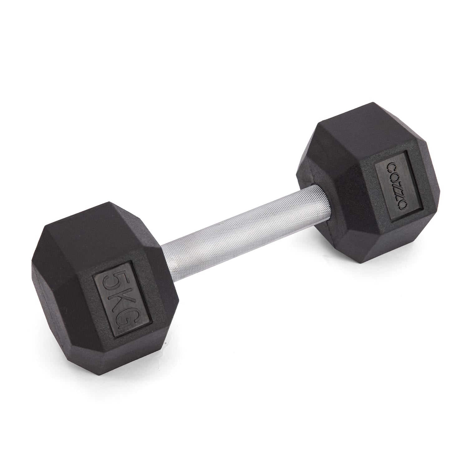 Manubrio Esagonale 5 kg Cozzo Strength - Coppia Manubri per Home Gym e Fitness