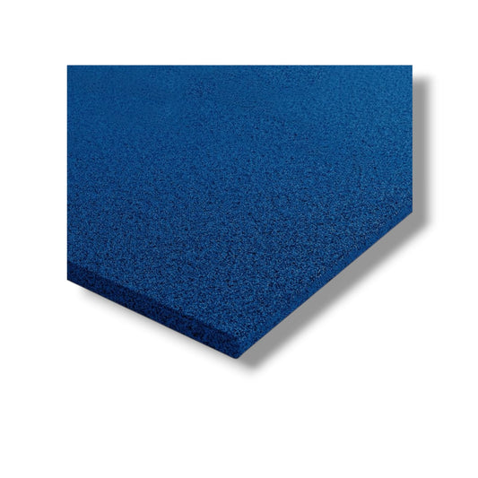 Mattonella in gomma 100x100 cm spessore 20mm Cozzo Strength Equipment, pavimentazione colorata per palestra indoor e outdoor con bordi smussati a fuga.