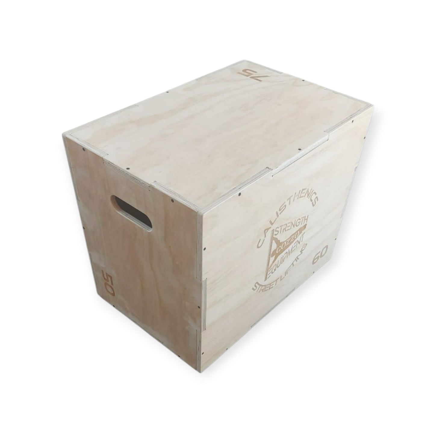 Plyo Box Standard in legno Cozzo Strength Equipment, scatola pliometrica 3-in-1 per allenamento funzionale con tre altezze differenti.
