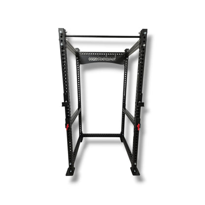 Power Rack a gabbia Pro Élite 75 Cozzo Strength Equipment, struttura professionale in acciaio 75x75 mm per Powerlifting e sollevamento pesi intensivo.