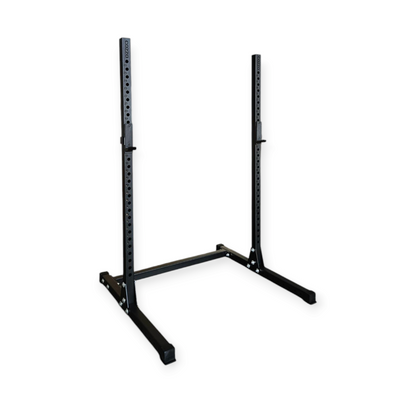 Squat Rack FIT Cozzo Strength Equipment, supporto bilanciere regolabile in altezza e larghezza per Home Gym e allenamento pesi salvaspazio.