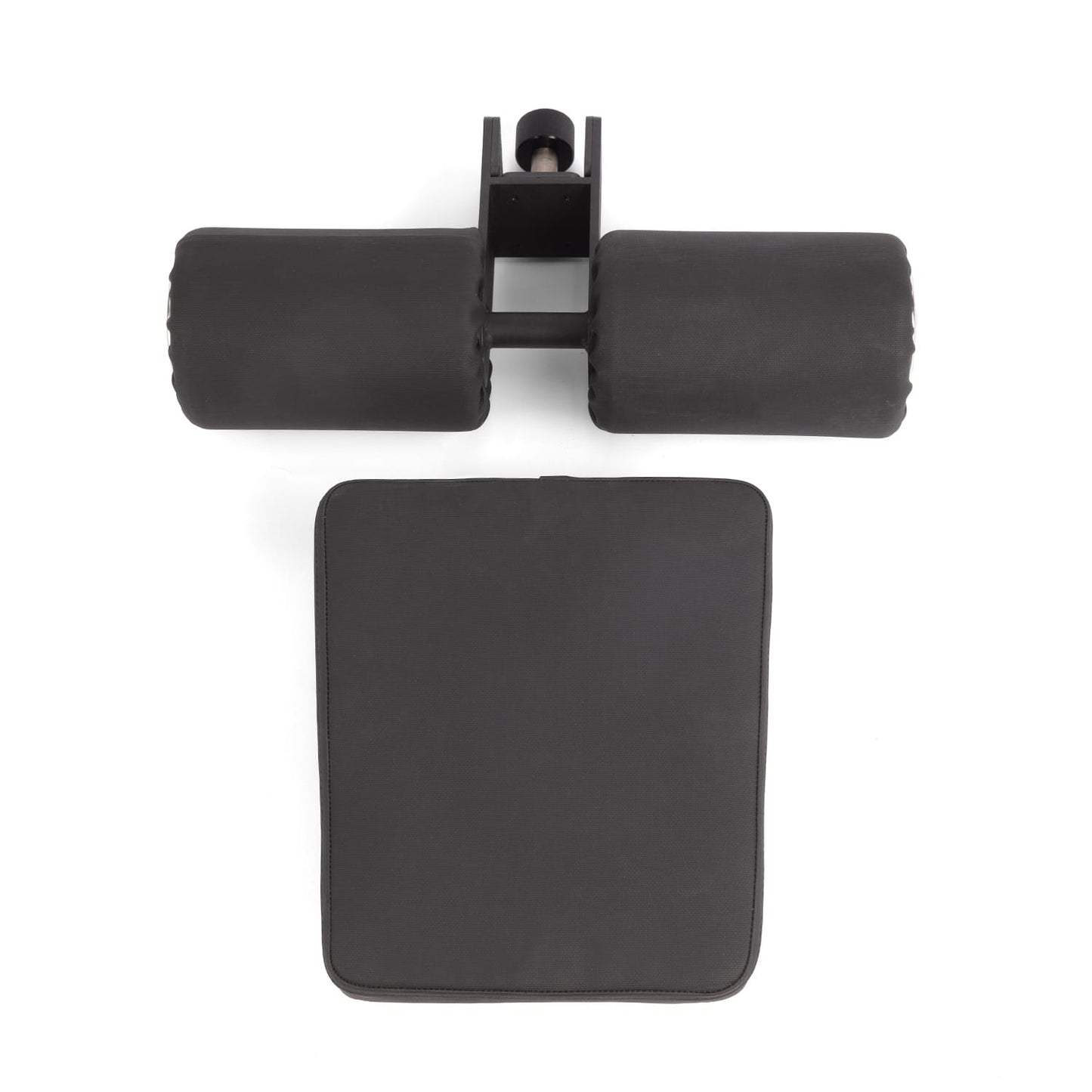 Supporto seduta rimovibile per Power Rack Cozzo Strength, sedile imbottito salvaspazio per allenamento spalle e braccia con aggancio rapido su pali forati.