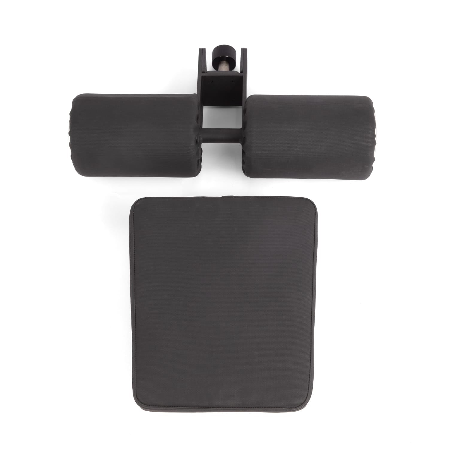 Supporto seduta rimovibile per Power Rack Cozzo Strength, sedile imbottito salvaspazio per allenamento spalle e braccia con aggancio rapido su pali forati.