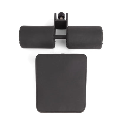 Supporto seduta rimovibile per Power Rack Cozzo Strength, sedile imbottito salvaspazio per allenamento spalle e braccia con aggancio rapido su pali forati.