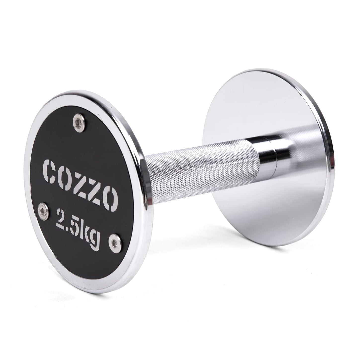 Set Manubri Tondi Cromati Performance – 390 kg con Rastrelliera – Cozzo Strength Equipment