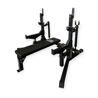 Powerlifting Combo Rack 2 in 1 da Gara – Cozzo Strength Equipment