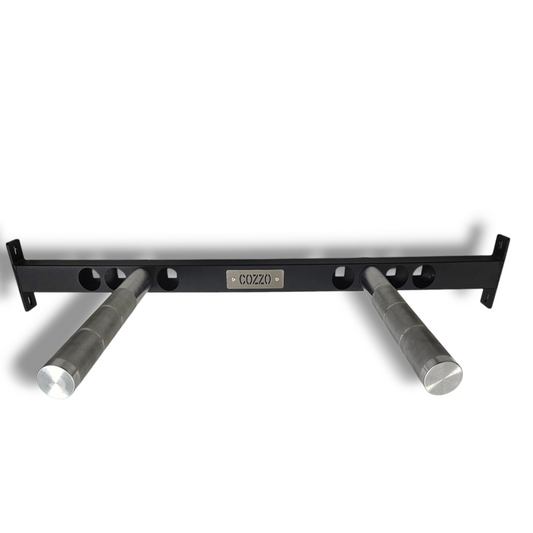Dip Station Pro Elite per Rack e Rig con parallele cromate da 50 mm e innesto quadrato antirotazione.