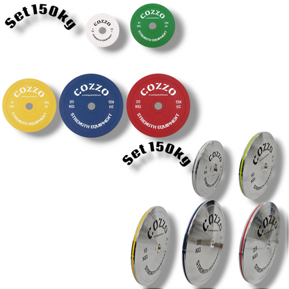 Set Dischi Calibrati Color/Crhome (100kg / 150kg) – Cozzo Strength Equipment