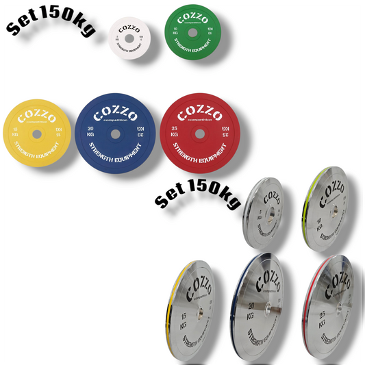 Set Dischi Calibrati Color/Crhome (100kg / 150kg) – Cozzo Strength Equipment