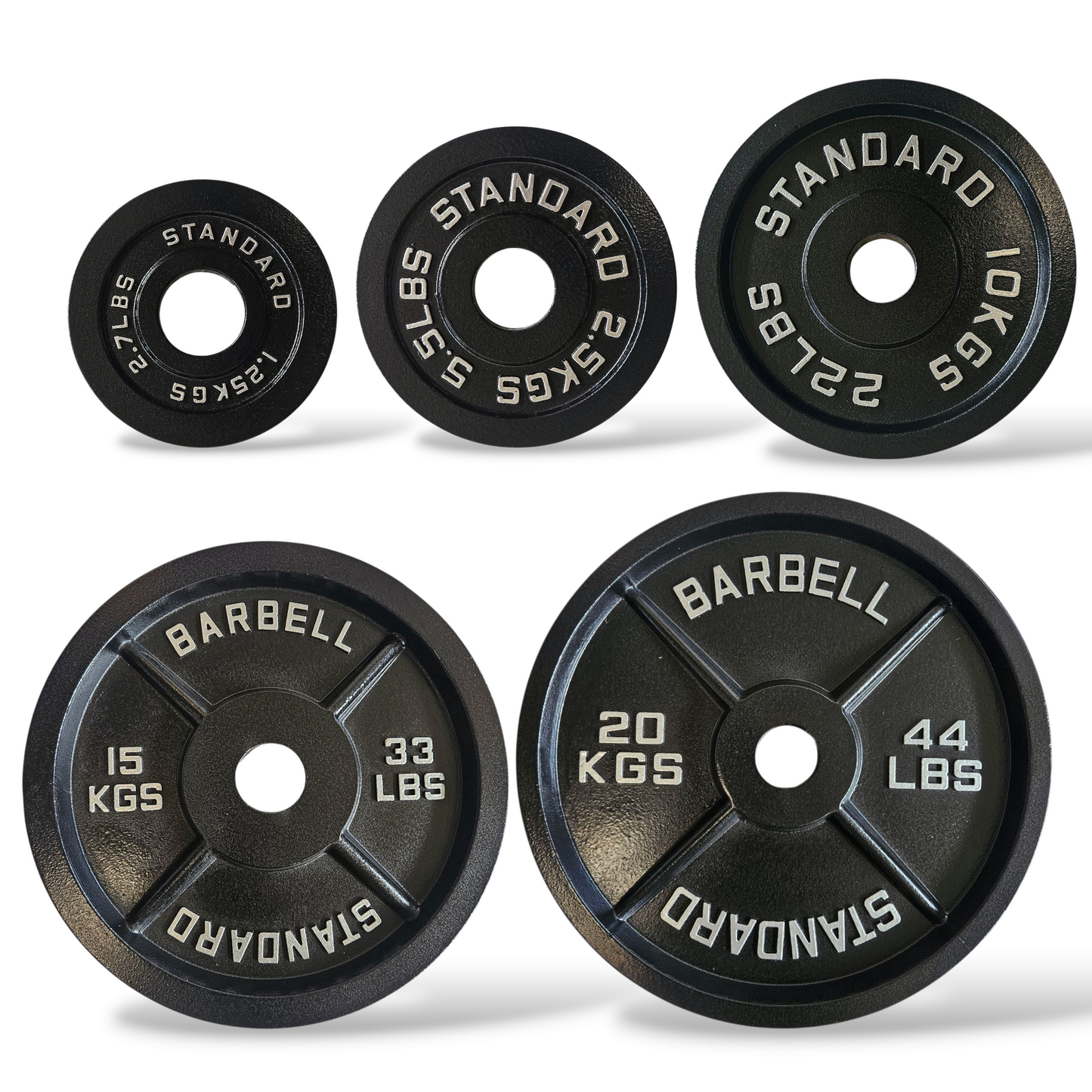 Set 107.5kg dischi in Ghisa Old School – Cozzo Strength Equipment