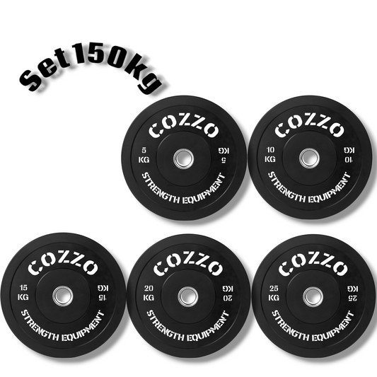 Set Bumper Plates 100/150kg (Black / Color Line) – Cozzo Strength Equipment